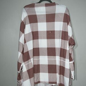 Sylvan Plaid Tunic Top NWT Maurices